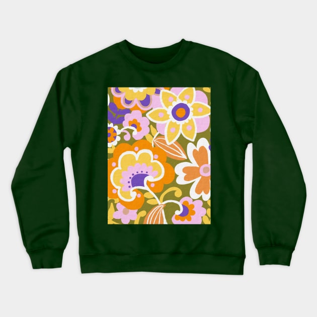 1970s Vibes Crewneck Sweatshirt by Gigi Rosado